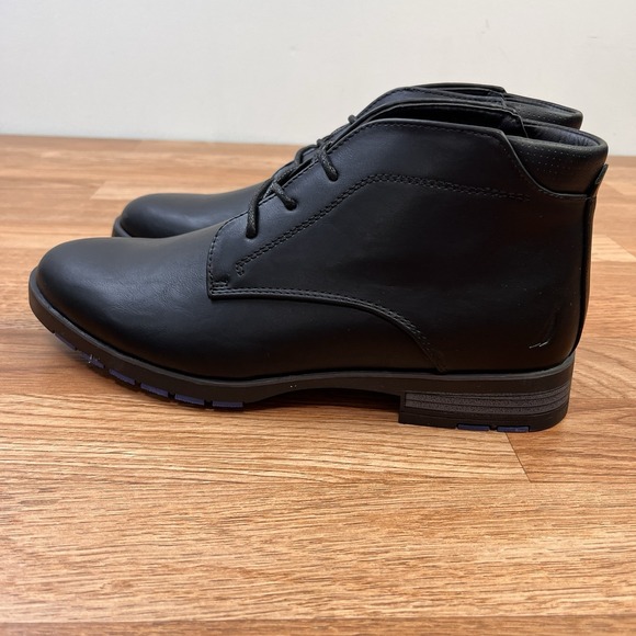 Nautica Largo Chukka Boots Men\'s‎ Size 8 Black NEW main image 4